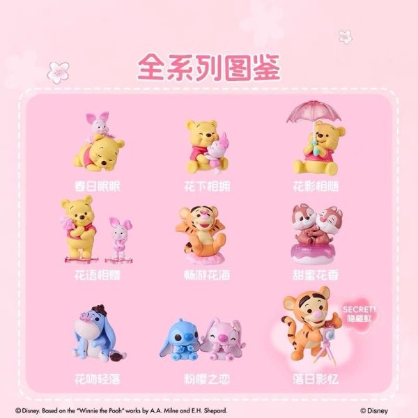 現貨 盲盒 MINISO 迪士尼 櫻花季系列 春日密語 