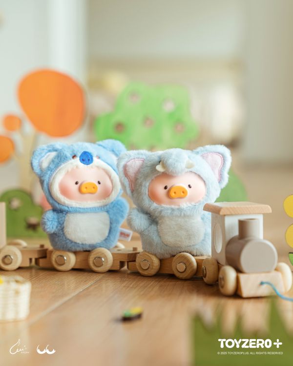 現貨 盲盒 TOYZWRO+ LULU豬 動物派對 森林劇場 膠臉指偶吊飾 