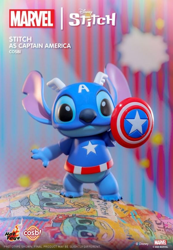 現貨 盲盒 Hot Toys Cosbi Marvel X 迪士尼 史迪奇系列 