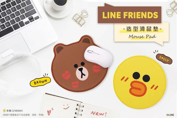 LINE FRIENDS 造型滑鼠墊 莎莉 