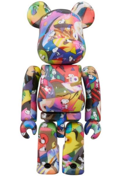 BE@RBRICK TOMOKAZU MATSUYAMA × PEANUTS 100％ & 400％ 史努比 