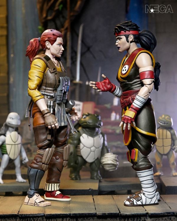 NECA 忍者龜 最後的浪人：失落的歲月 Casey Marie 與 Baby Odyn & Uno 7吋 可動 0706 