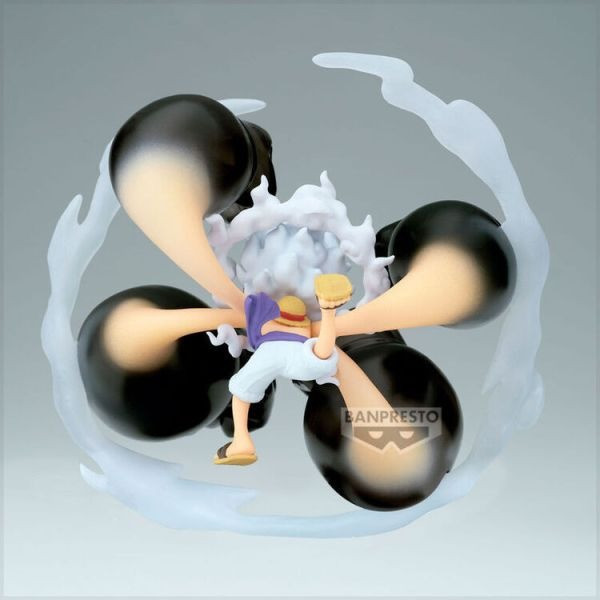 BANPRESTO 景品 航海王 WCF SPECIAL 蒙其.D.魯夫 五檔 伸縮自如的白色橡膠槍亂打 0904 