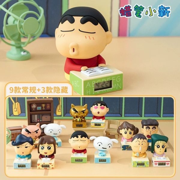 現貨 盲盒 艾影 蠟筆小新 春日部MINI時鐘 