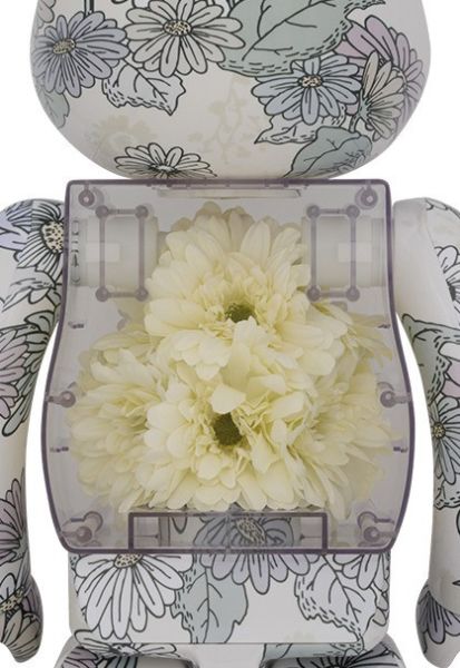 BE@RBRICK 庫柏力克熊 FLOR@ GERBERA 1000％ 