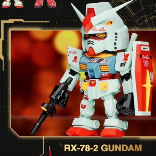 現貨 盲盒 BANDAI QMSV 迷你鋼彈 5週年 藝術家彩繪版 