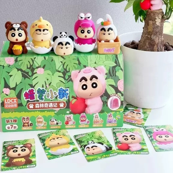 現貨 盲盒 靈動創想 蠟筆小新 森林奇遇記 吊飾 