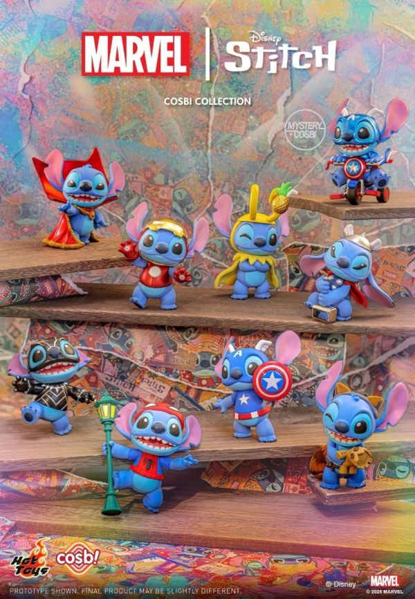 現貨 盲盒 Hot Toys Cosbi Marvel X 迪士尼 史迪奇系列 
