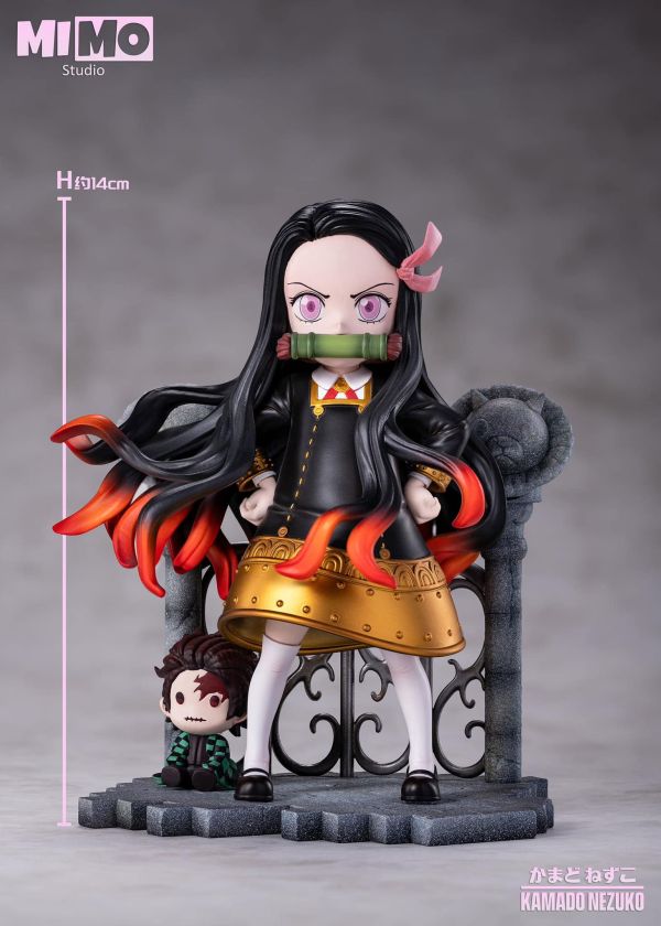 現貨 GK 間諜家家酒x鬼滅之刃 系列GK蒐藏雕像 學院服安妮亞彌豆子 [Mimo Studio] 0415 