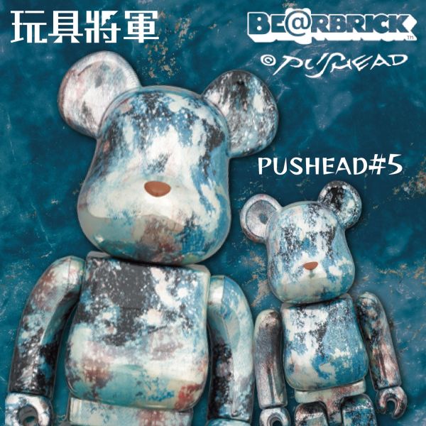 BE@RBRICK 庫柏力克熊 PUSHEAD #5 100％ & 400％ 0303 