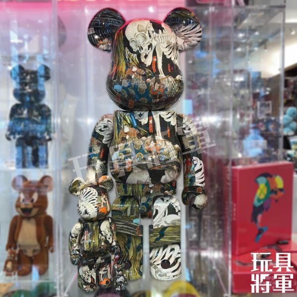 現貨 BE@RBRICK 歌川國芳「相馬の古内裏」1000%