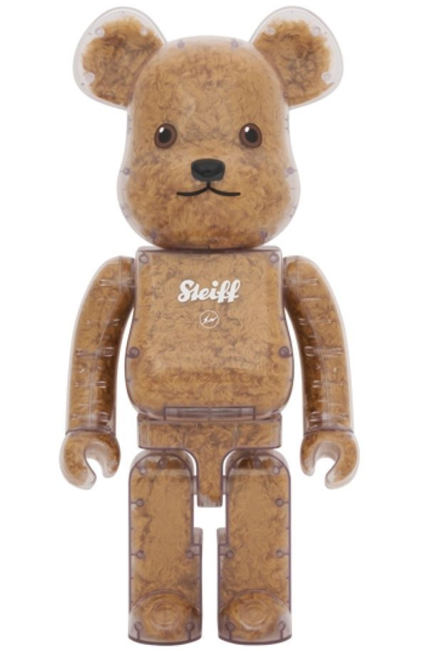 BE@RBRICK 庫柏力克熊 Steiff fragmentdesign 泰迪熊聯名款 1000％ 
