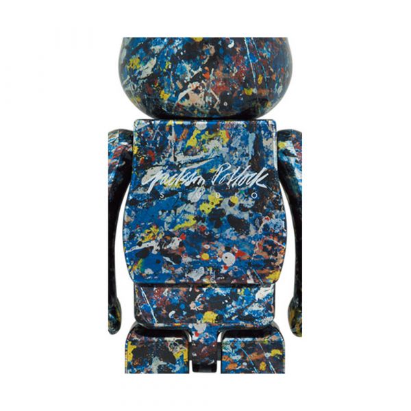 現貨 BE@RBRICK Jackson Pollock Studio CHROME Ver. 電鍍潑墨 1000％ 43代盲盒,庫柏力克熊,盒玩,盲盒,玩具將軍, bearbrick,be@rbrick