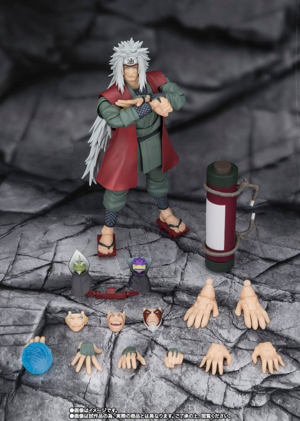 現貨 Bandai S.H.Figuarts 火影忍者 自來也 精通仙術的木葉豪傑 仙人模式套組 