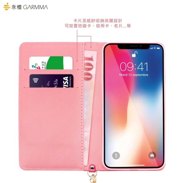 三麗鷗 Hello Kitty iPhone 11系列 側掀皮套-戀愛桃 