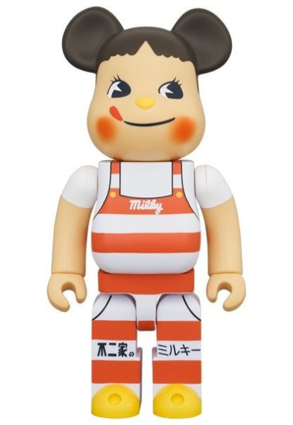 廠商特價 BE@RBRICK PEKO 不二家 牛奶妹 三角帽子 FUJIYA 100% & 400% 