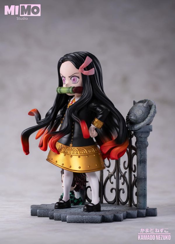 現貨 GK 間諜家家酒x鬼滅之刃 系列GK蒐藏雕像 學院服安妮亞彌豆子 [Mimo Studio] 0415 