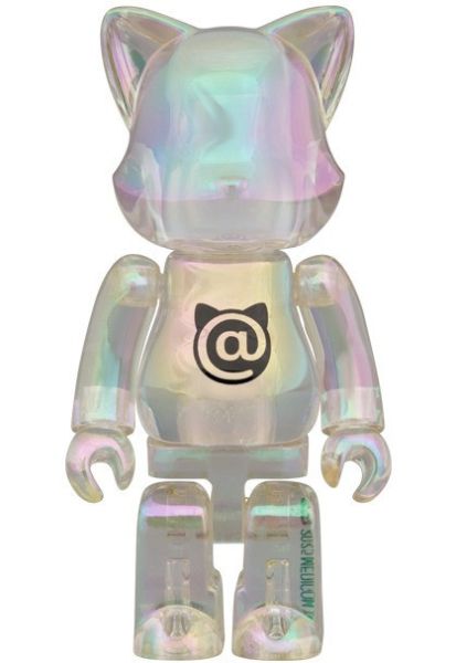 BE@RBRICK 庫柏力克熊 NY@BRICK CLEAR CHROME Ver. 100％ & 400％ 