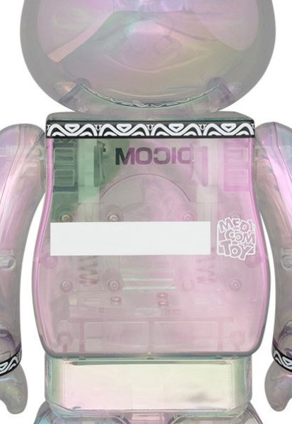 BE@RBRICK 庫柏力克熊 CENTURION CLEAR CHROME Ver. 100％ & 400％ 
