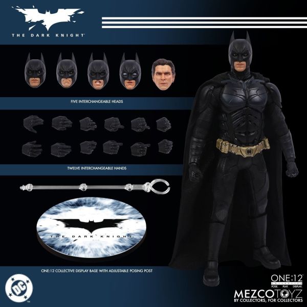 Mezco One:12 Collective 蝙蝠俠 黑暗騎士 可動人偶 0923 