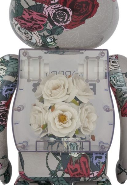BE@RBRICK 庫柏力克熊 FLOR@ GLOW IN THE DARK 1000％ 