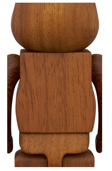 BE@RBRICK 庫柏力克熊 karimoku 非洲柚木 200％ 