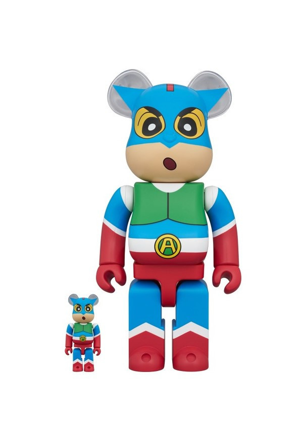 BE@RBRICK 庫柏力克熊 仮面しんちゃん 100％ & 400％ 動感超人 