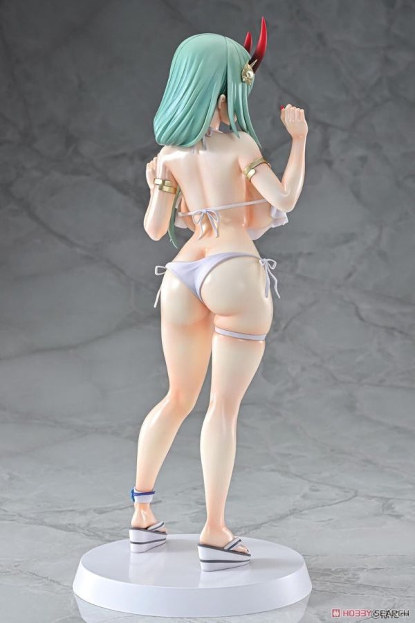 現貨 [18禁商品] Q-six 1/6 暁璃 明里醬 白色泳衣 PVC 