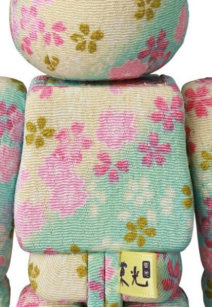 BE@RBRICK 庫柏力克熊 木目込みBE@RBRICK 桃(もも)／萌(もえ)／宙(そら) 