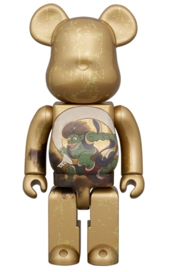 BE@RBRICK 風神雷神 100％ & 400％ 4 PCS SET 