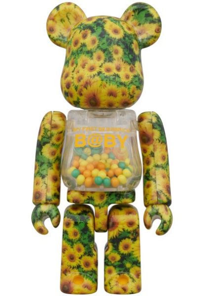 BE@RBRICK 庫柏力克熊 MY FIRST BE@RBRICK SUNFLOWER 100％ & 400％ 