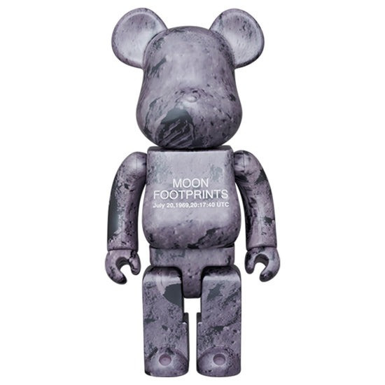 BE@RBRICK MOON FOOTPRINTS 100％ & 400％ 月球 腳印 太空 