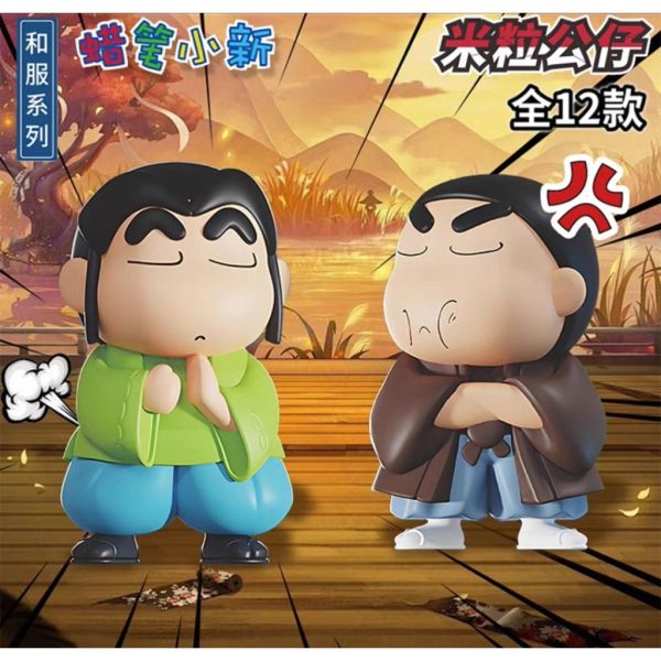 現貨 盲盒 簡動文創 蠟筆小新 和服系列 米粒公仔 