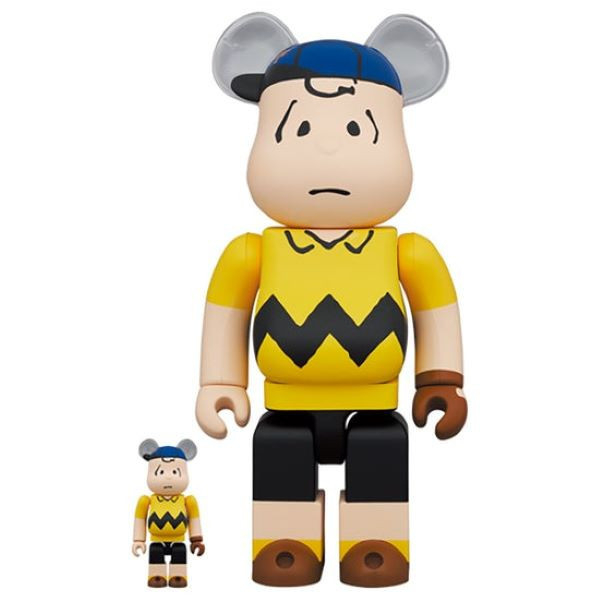 現貨 Be@rbrick MLB × PEANUTS Charlie Brown (NEW YORK METS) 史努比 查理布朗 100％&400％ 