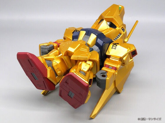 PLEX 機動戰士鋼彈 SD MSN-00100 百式限定黃金版 搪膠公仔 0921 