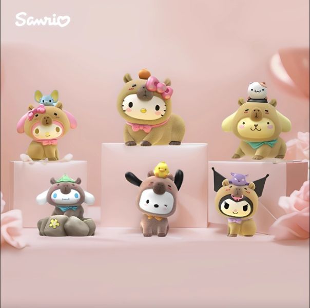 現貨 盲盒 JAKA 三麗鷗 佛系水豚系列 拼裝公仔 