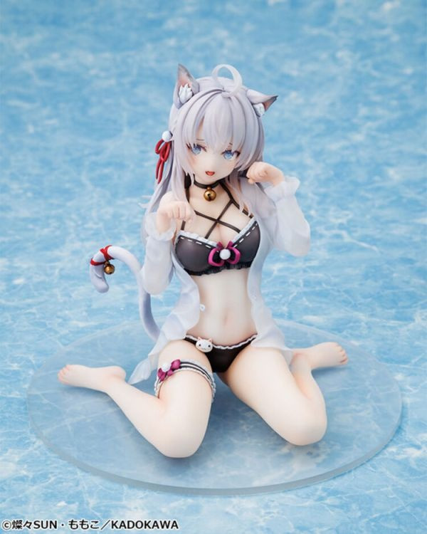 KADOKAWA 1/7 不時輕聲地以俄語遮羞的鄰座艾莉同學 艾莉 原作版 貓耳Ver.PVC 0810 