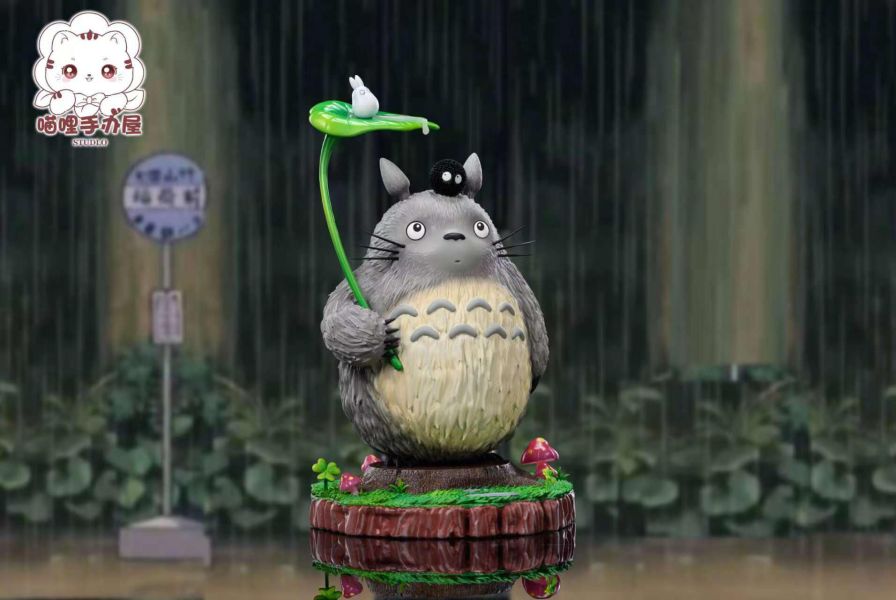 現貨 龍貓 GK 蒐藏雕像 雨中龍貓 [喵哩手辦屋] 