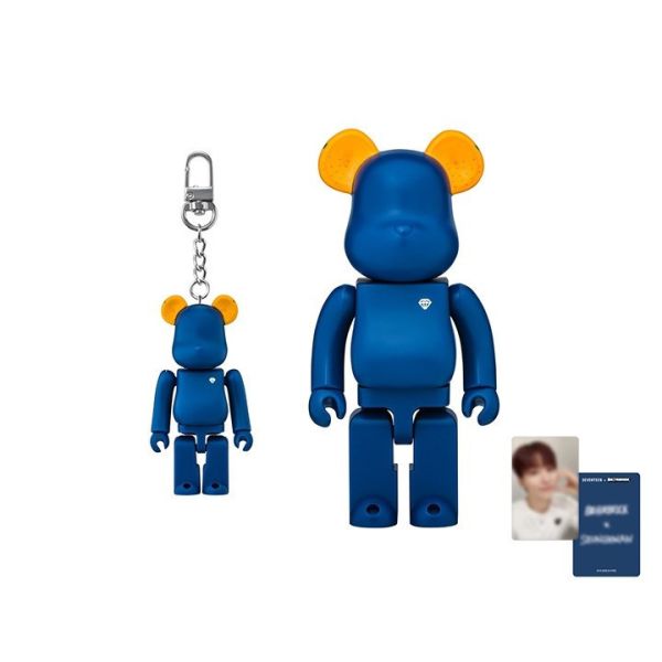 BE@RBRICK X SEVENTEEN 庫柏力克熊 夫勝寛 SEUNGKWAN 100%&400% 