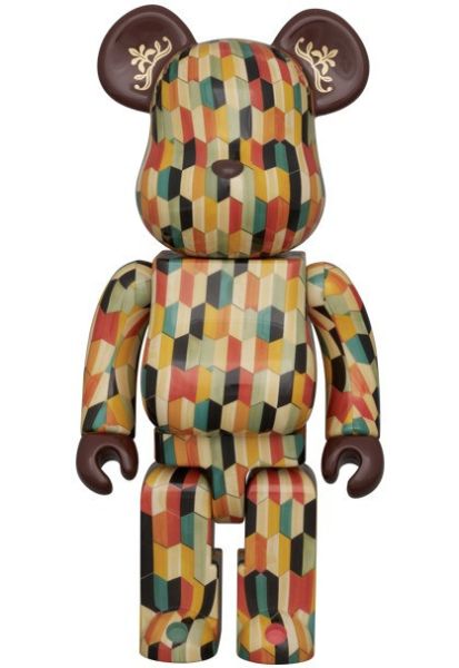 BE@RBRICK 庫柏力克熊 六角寄木 100％ & 400％ 