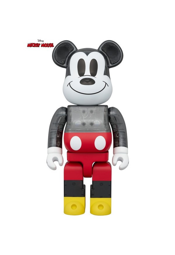 BE@RBRICK 庫柏力克熊 AUDIO Portable Bluetooth(R) Speaker MICKEY MOUSE 400％ 藍芽音響 