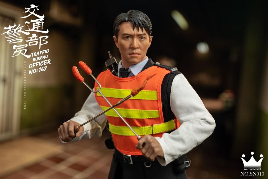 逃學威龍 可動蒐藏模型 皇家香港警察 交通部警員 周星星 [Warrior Model NO.SN010] 0725 