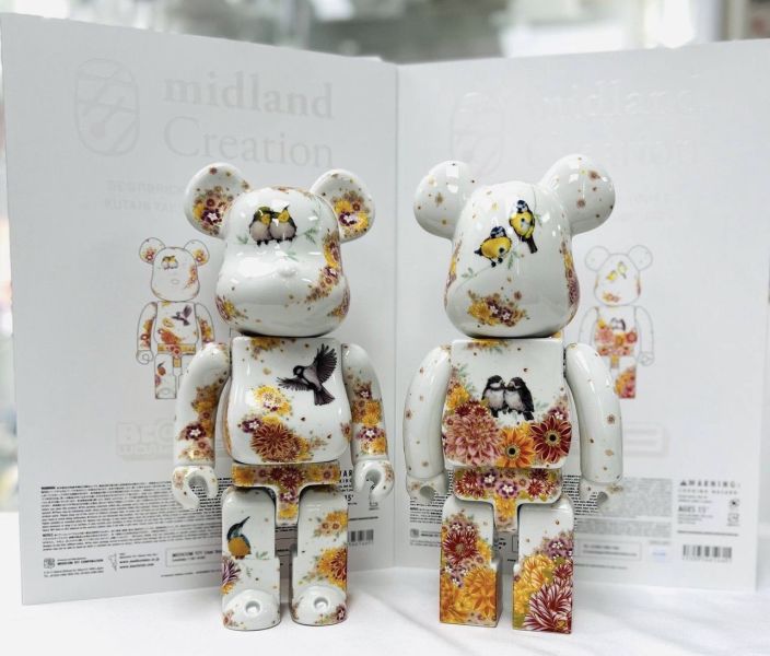 BE@RBRICK BWWT3 KUTANI TAKUMI Kacho-Fuga 400% 九谷燒 陶瓷 上海 