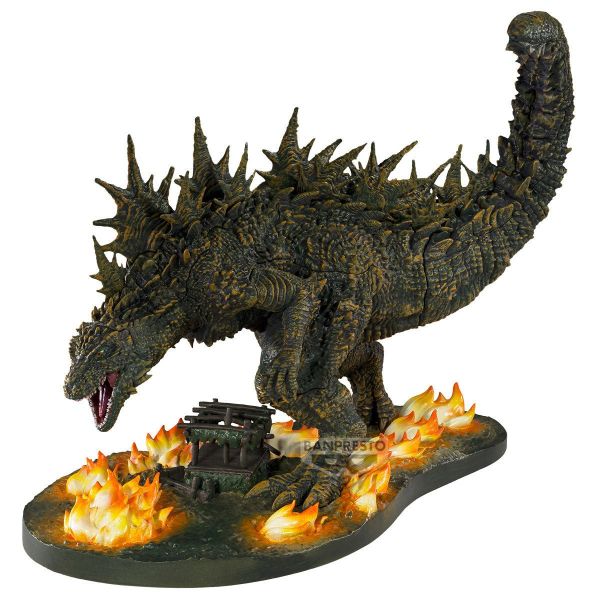 BANPRESTO 景品 哥吉拉 1.0 角色場景擺飾 吳爾羅（2023） 襲擊大戶島ver. 1001 