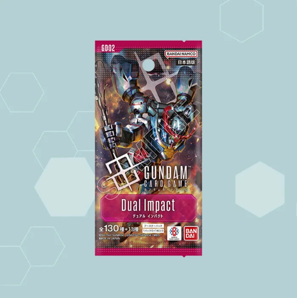 Bandai 鋼彈卡牌遊戲 補充包 交疊衝擊 Dual Impact [GD02] (日文版) 