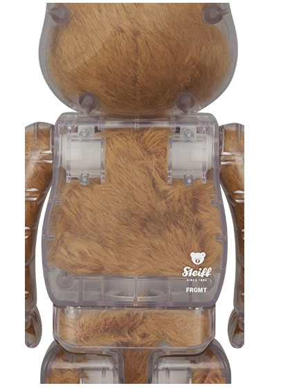 BE@RBRICK 庫柏力克熊 Steiff fragmentdesign 泰迪熊聯名款 400％ 