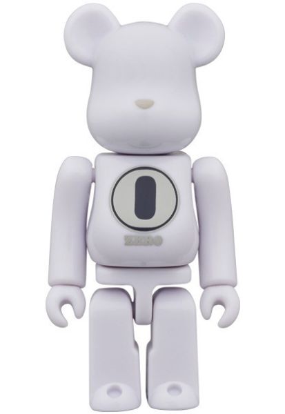 BE@RBRICK ROBERT INDIANA × 藤元浩 500%&1000％ 白色 