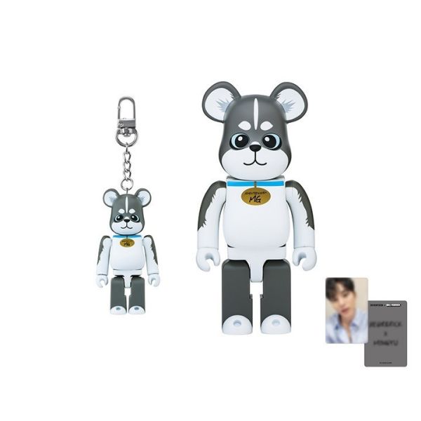 BE@RBRICK X SEVENTEEN 庫柏力克熊 金珉奎 MINGYU 100%&400% 