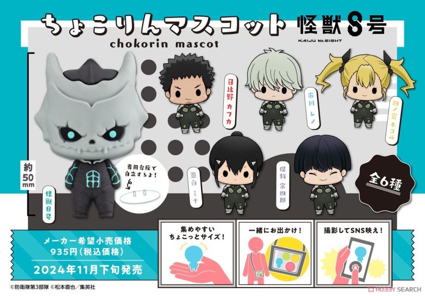 現貨 盲盒 Chokorin Q版公仔 怪獸8號 