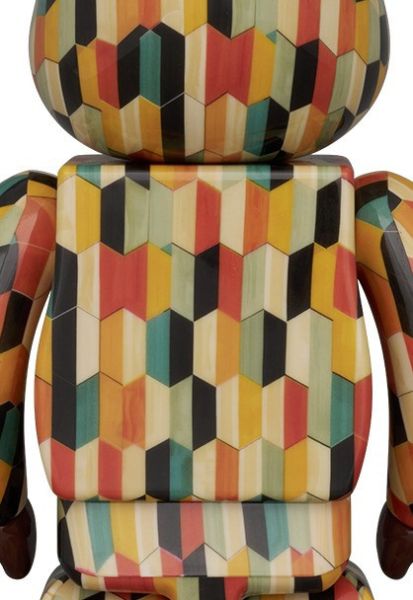 BE@RBRICK 庫柏力克熊 六角寄木 100％ & 400％ 